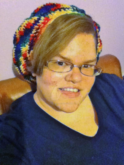 Rainbow Slouchy Hat Beret