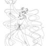 Sailor Cosmos Lineart