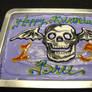 Death Bat Birthday Cake