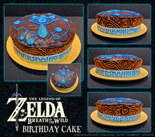 Sheikah Birthday Cake