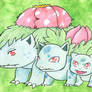 Pokemon: Bulba evolutions