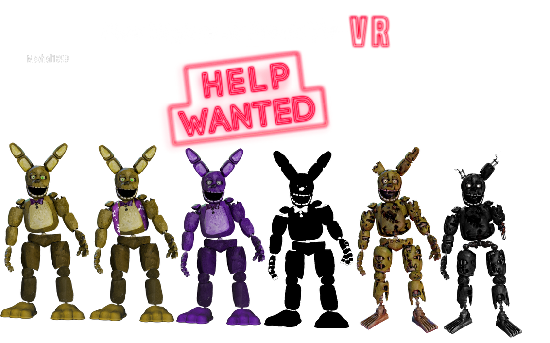 Spring Trap Vr Rig Fnaf help wanted I fixed vr springtrap by Meshal1899 on DeviantArt