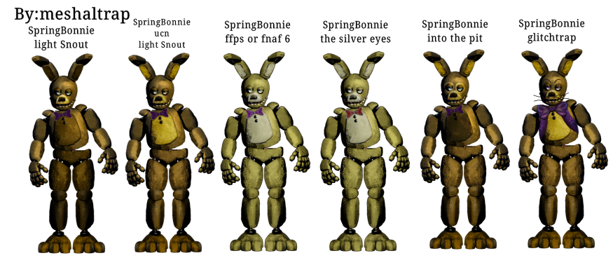 Left Behind Springtrap Fnaf 3 fixed springtrap (springbonnie) part 2 by Meshal1899 on DeviantArt