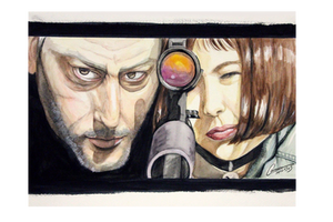 The Professional - Jean and Natalie - Watercolor