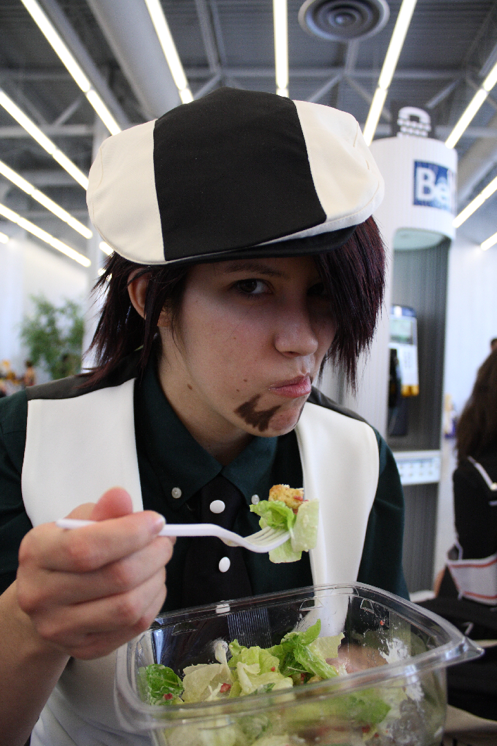 Candid shot: Wild Tiger salad - Otakuthon 2012