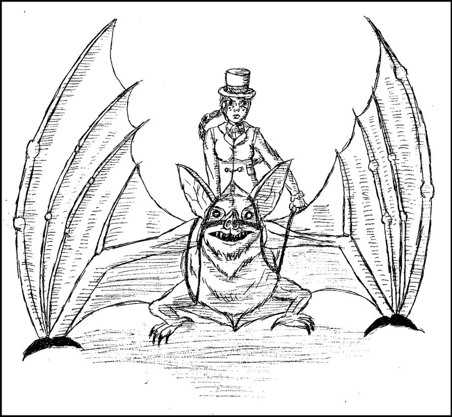 bat rider by MadameMacabre87 on DeviantArt