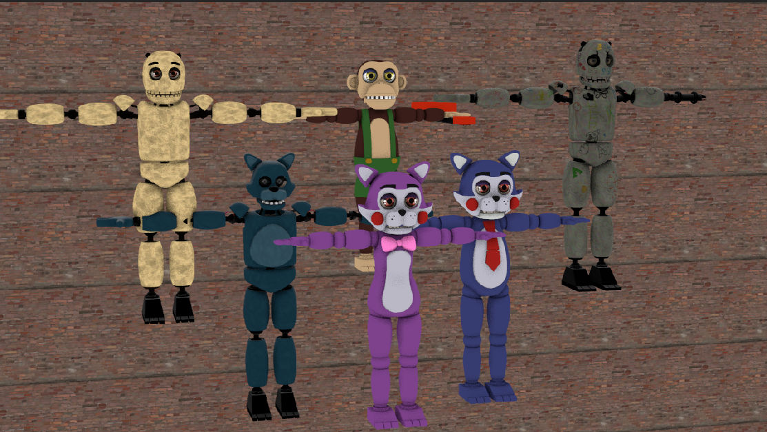 This is my FNAC R pack for blender 2.8, download in the comments. :  r/fivenightsatcandys