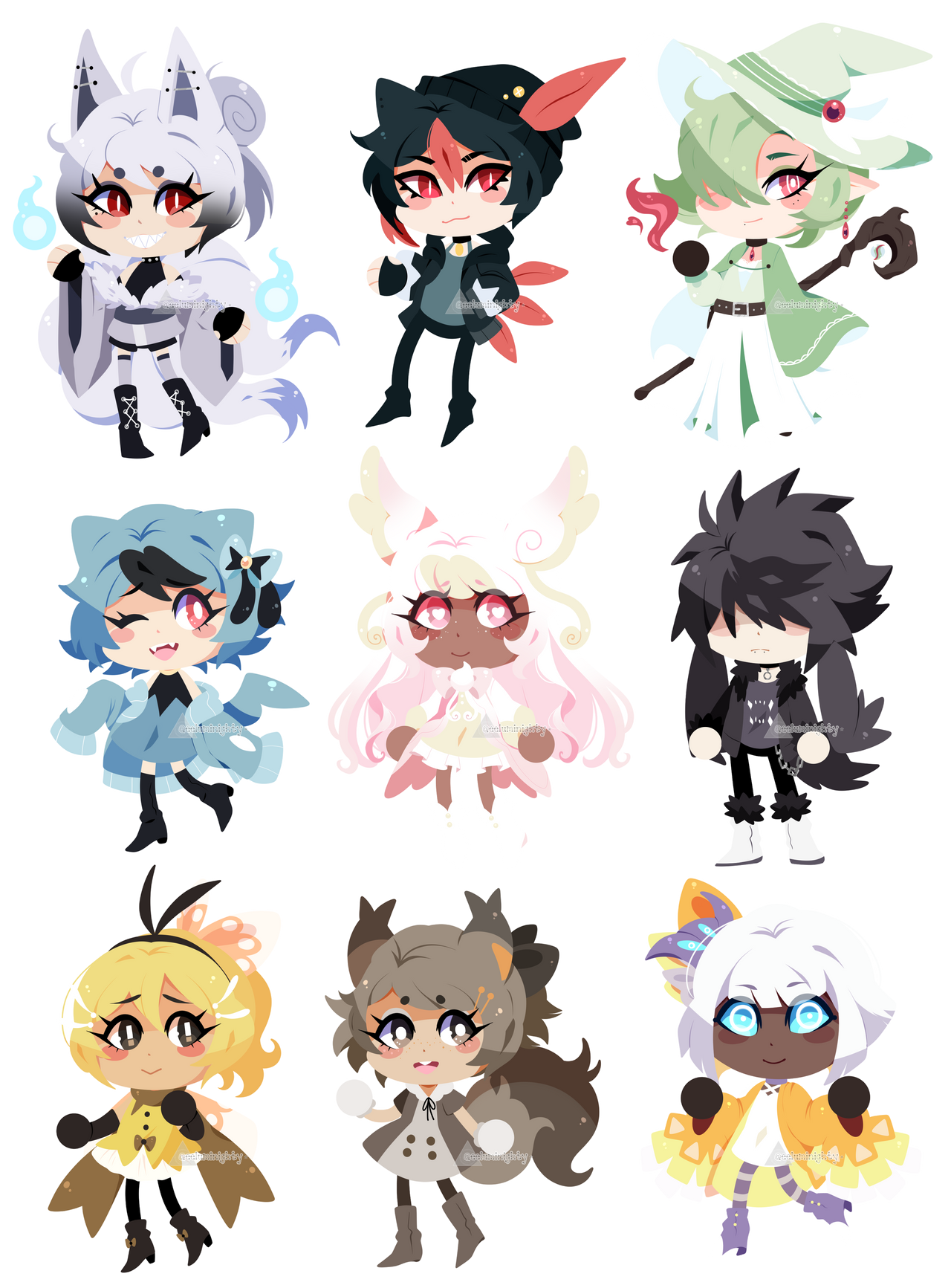 Pokemon Gijinka Adopts [3/9 OPEN]