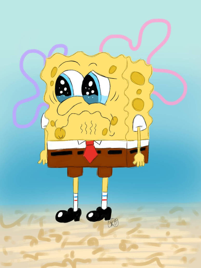 Sad Spongebob Drawing by JEM98 - DragoArt