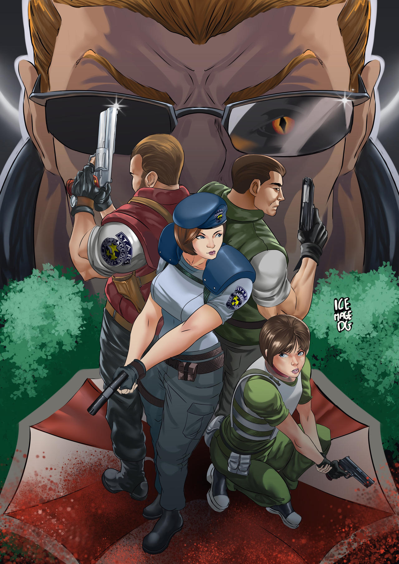 Stars Members Stars RESIDENT EVIL 1 by IcemanDG on DeviantArt