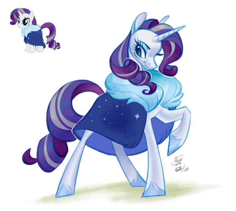 Deviantart Rarity Pony Rarity by EeviArt on DeviantArt