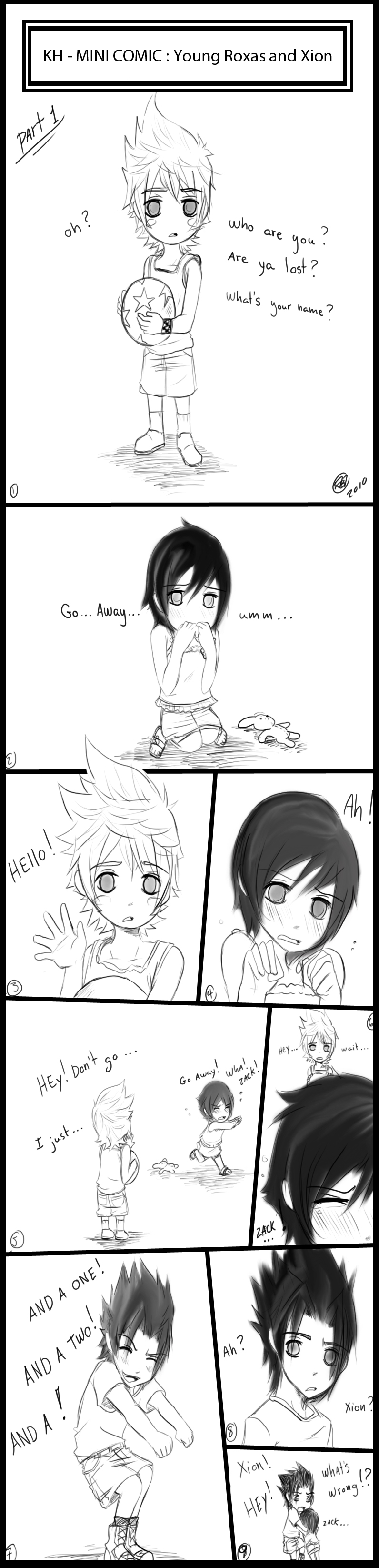 KH-Mini Comic_Roxas and Xion