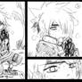 Kakashi and Anko comic scrap: Kakashi Death1