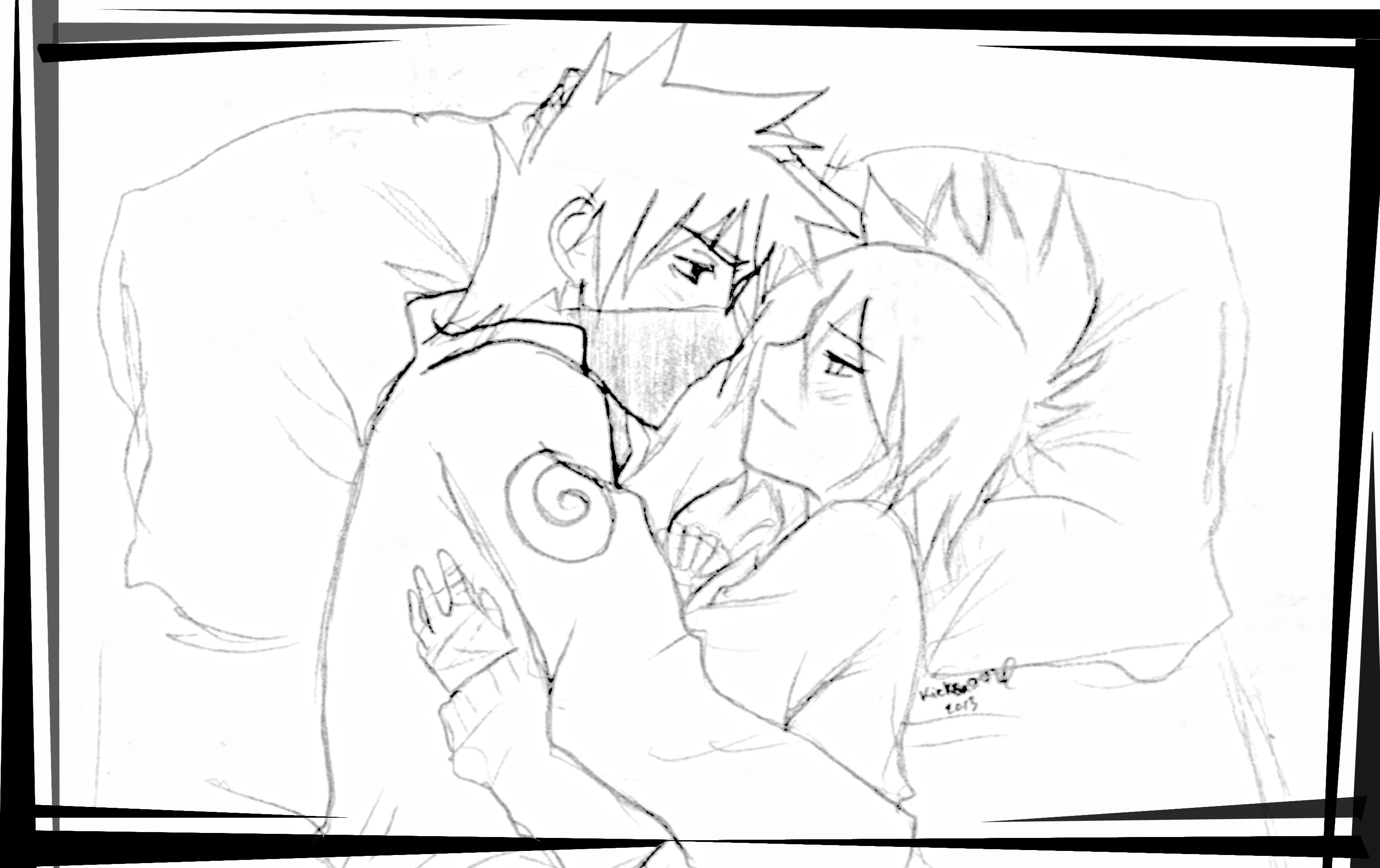 Kakashi and Anko moment