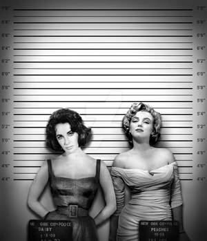 Marilyn and Liz in 'Daisy and Peaches'