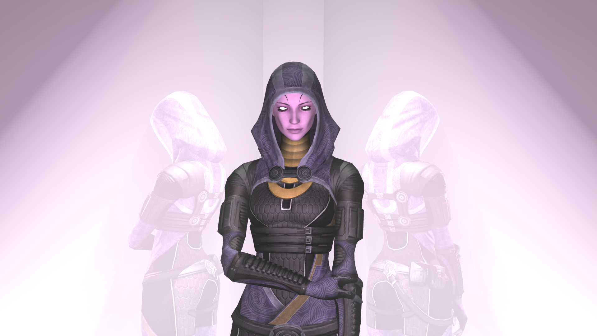 Tali unmasked pose 2 (no effects)