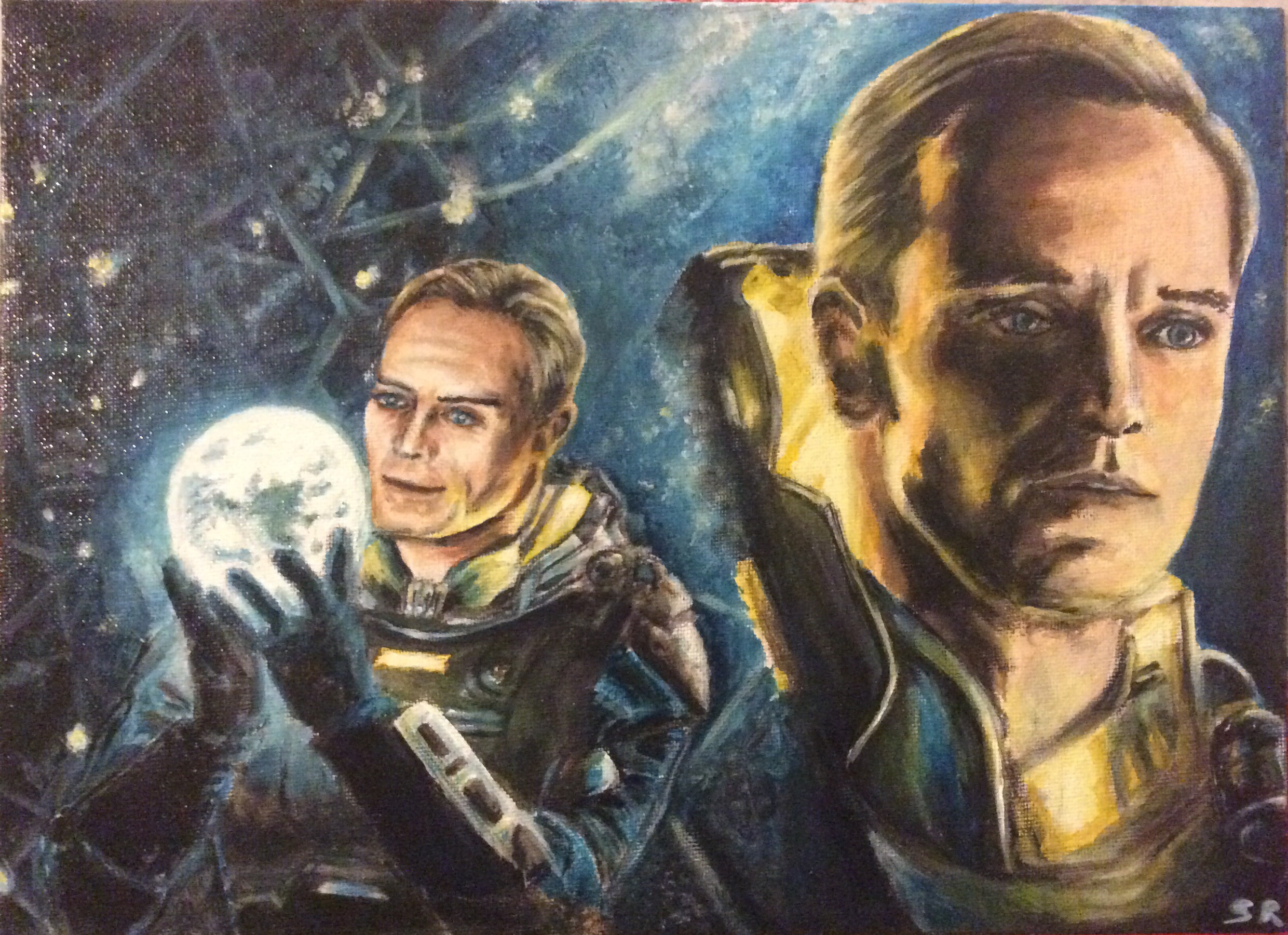 david 8 - Prometheus  Acrylic Painting