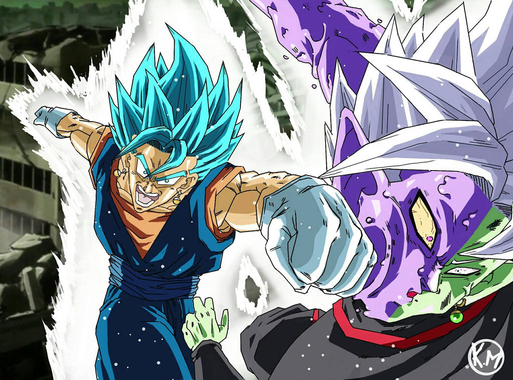 Vegetto Vs Zamasu By KinzokuMatto On DeviantArt vegetto-vs-zamasu-by-kinzokumatto-on-deviantart