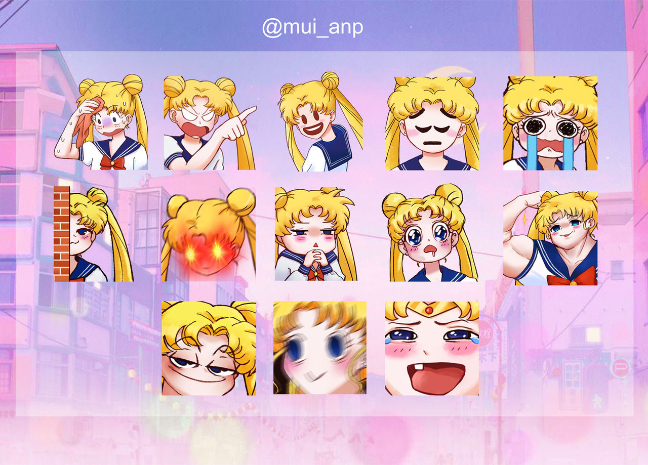 Muisha dumb usagi emotes by Muisha on DeviantArt