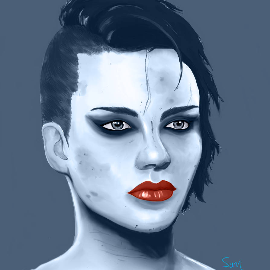 Sam Deviantart Sam portrait by EvacKcin on DeviantArt
