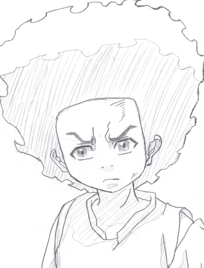 drawing the boondocks characters, its really awesome.hope you all like it.w...