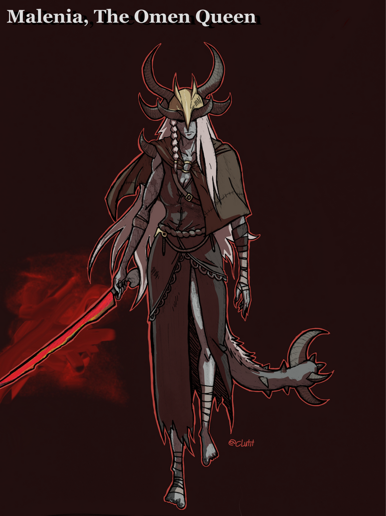 Malenia, The Omen Queen 2nd Phase by Clutit on DeviantArt