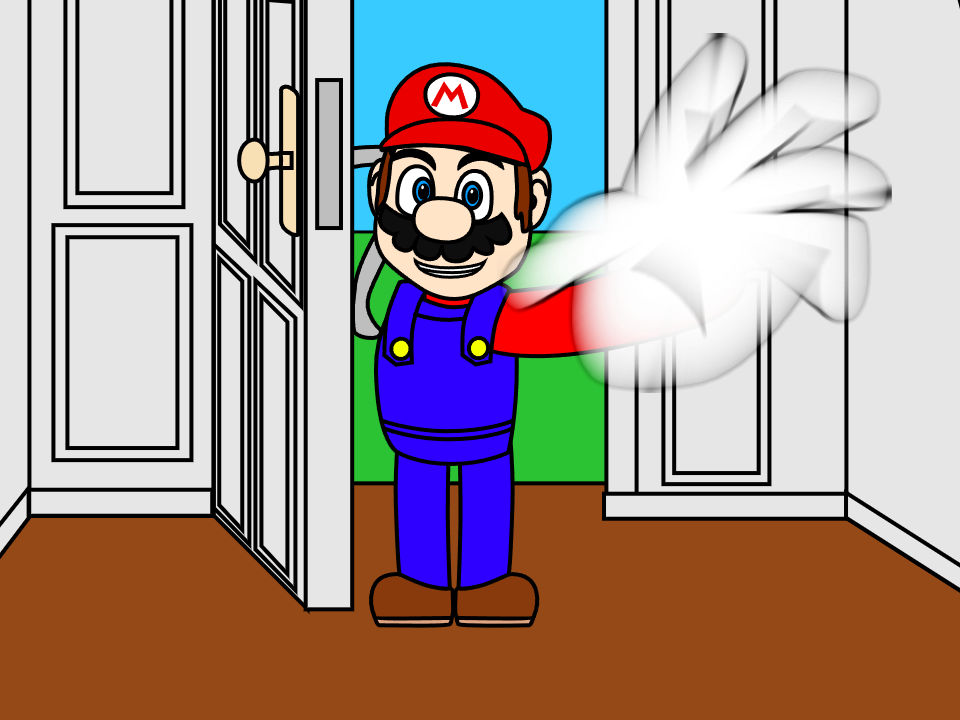 Mario Reaching Mario reaching for your liver by Vegas-A on DeviantArt