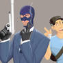 TF2 Spy and Scout