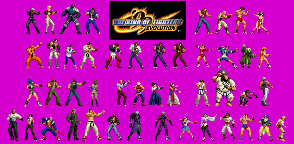 Kof R1 Sprites kof99-Evolution by antontwo on DeviantArt