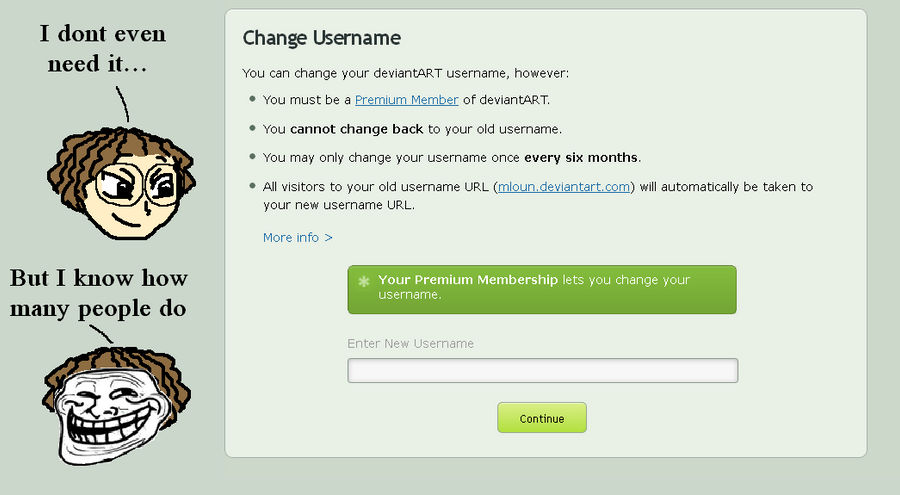 Change Username No Thanks By Mloun On Deviantart