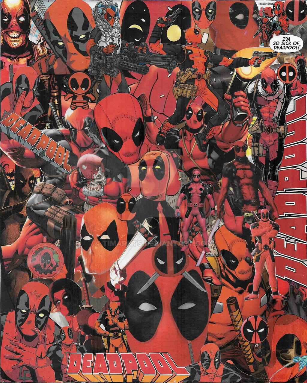 Deadpool Collage by TimArnts on DeviantArt