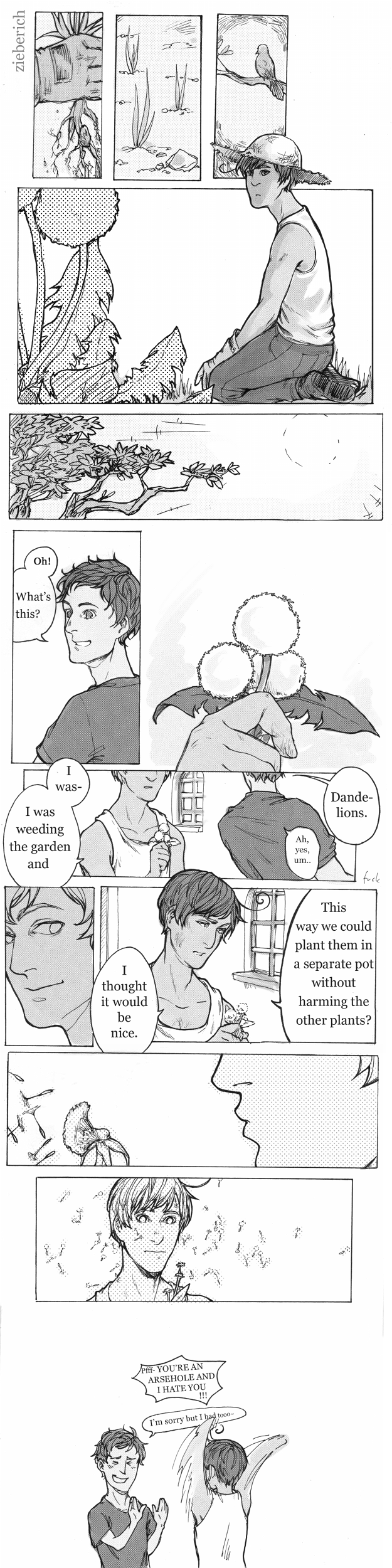 APH: Dandelion (spamano minicomic)