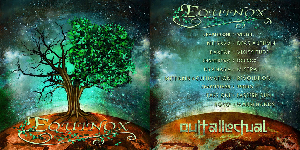 Front and Back CD cover design - Equinox