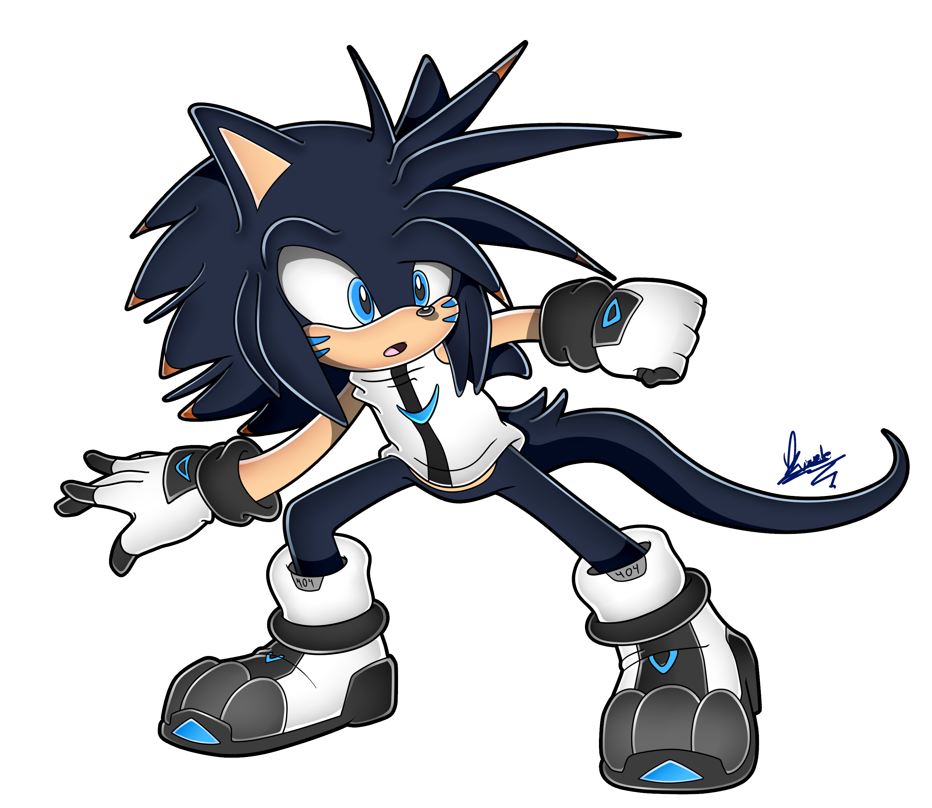 (COMM) Sonic SA Style_ .:Gresh The Hedgehog:.