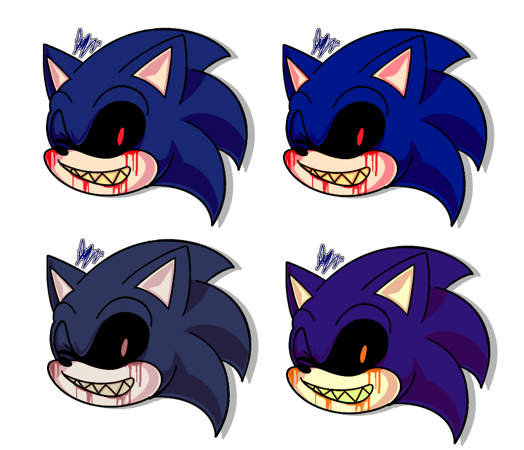 Lord X Sonic Exe Fnf Sticker