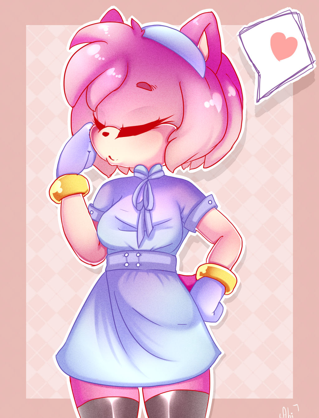 Collab Amy Rose By Mimiguerrero On Deviantart