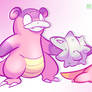 .: PKMN Galarian Slowpoke and Slowbro :.