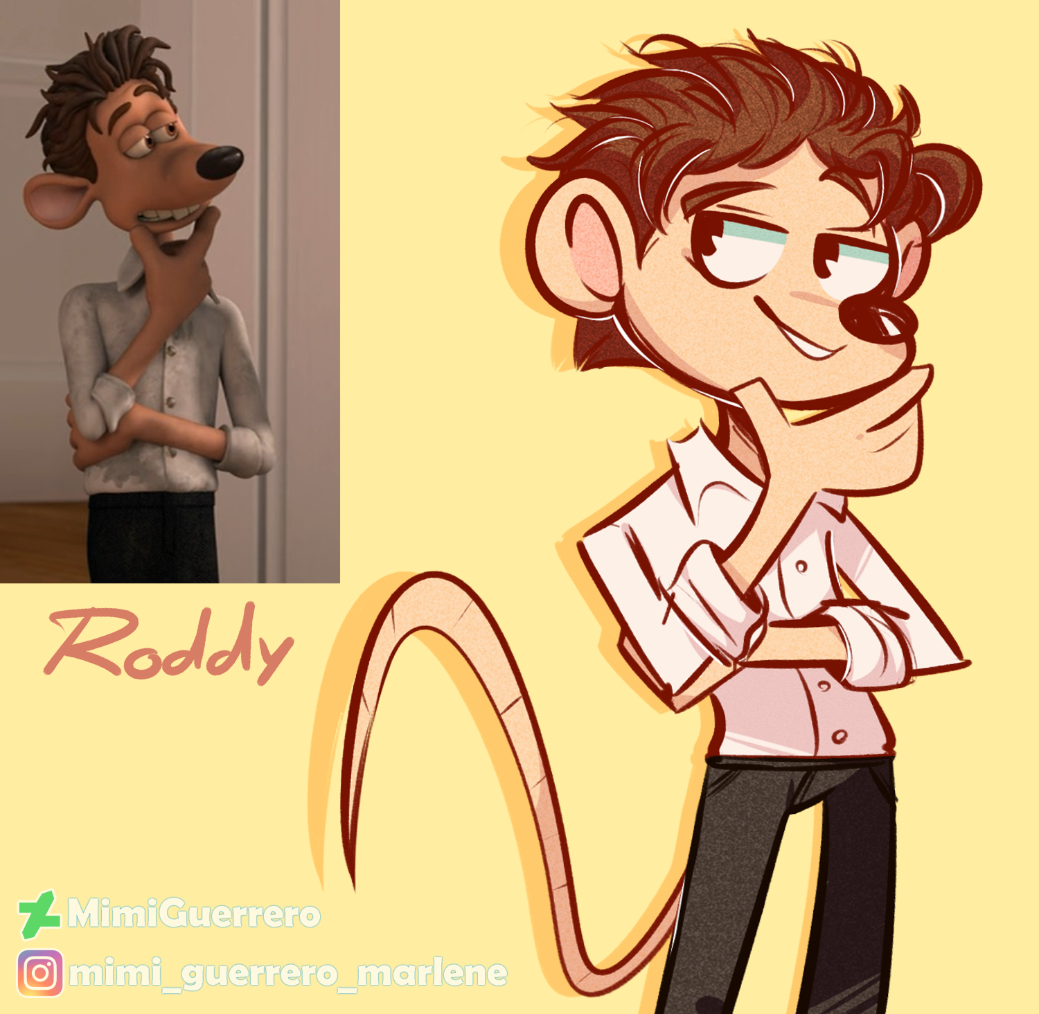 Skeleton Roddy .: Redrawing Roddy :. by MimiGuerrero on DeviantArt