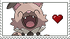 Rockruff Stamp by The-Sprite-Lady