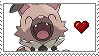 Rockruff Stamp