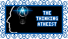 The Thinking Atheist stamp by The-Sprite-Lady