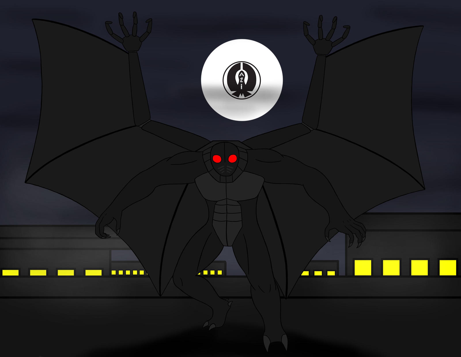 Mothman by Aliencon on DeviantArt