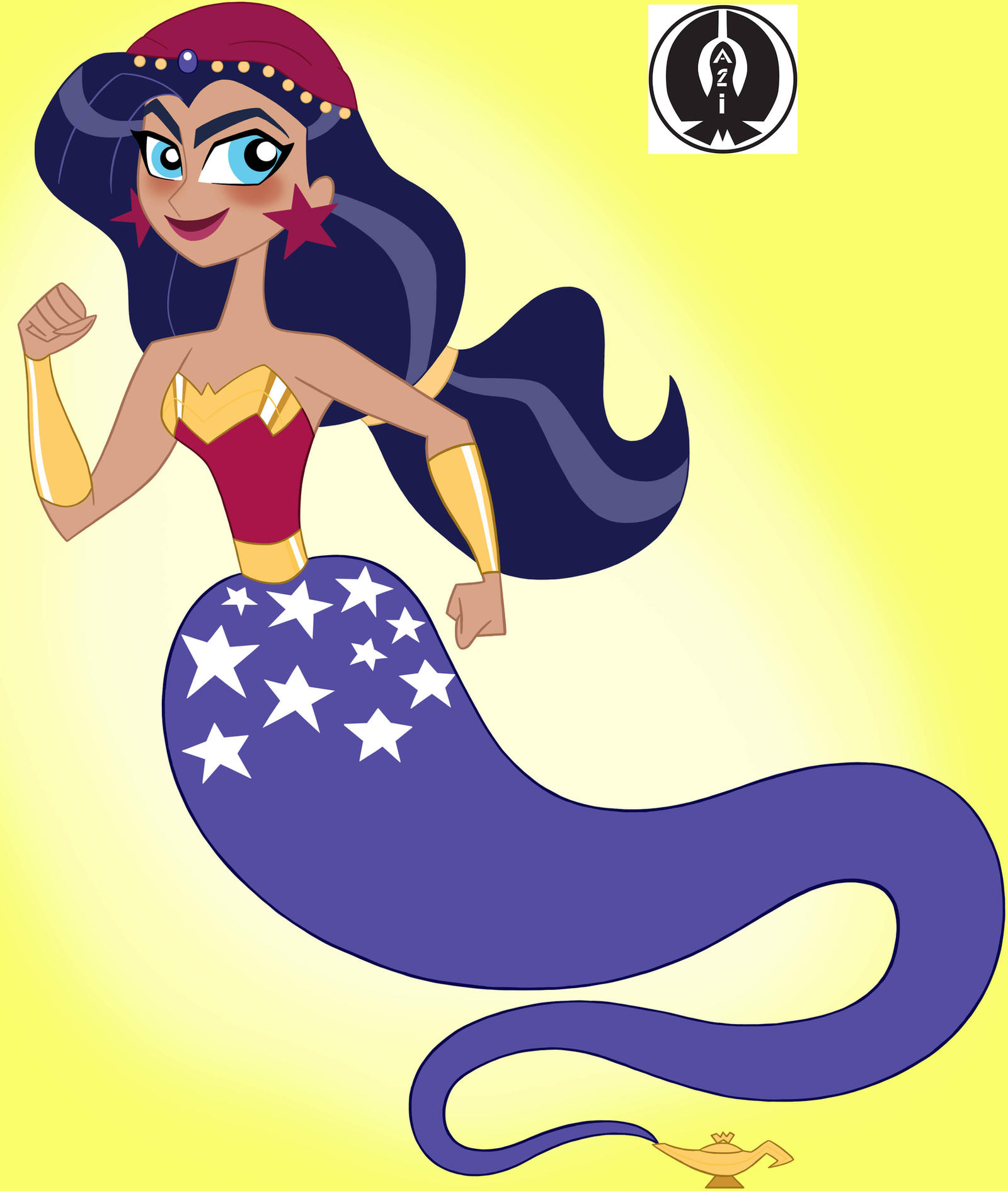 Genie Wonder Woman by Aliencon on DeviantArt