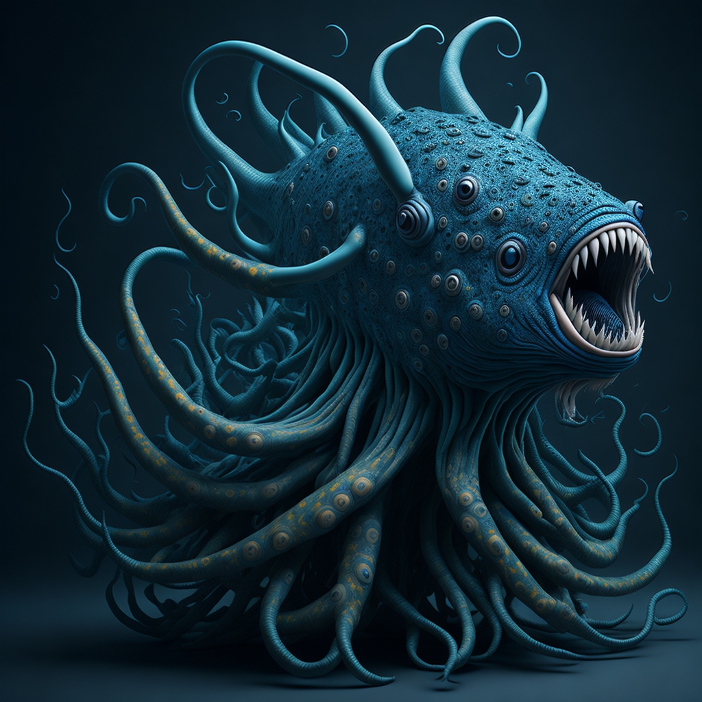 An imaginary fish by BlueNote47Liner on DeviantArt