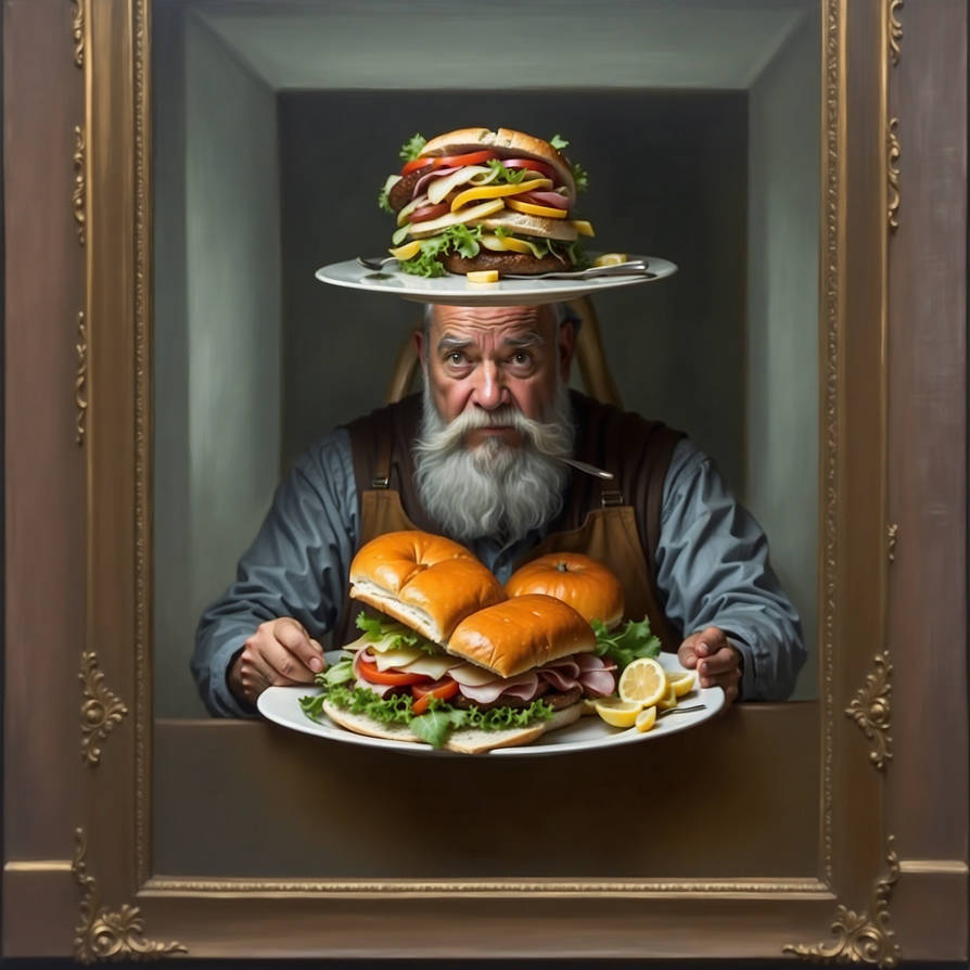 An aged man and his strong hunger by BlueNote47Liner on DeviantArt