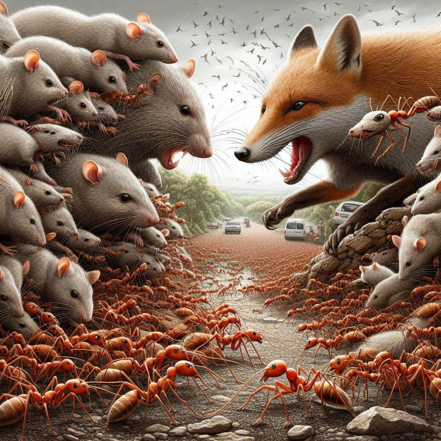 Why Do Rats Swarm A group of rats and a swarm of ants by BlueNote47Liner on DeviantArt
