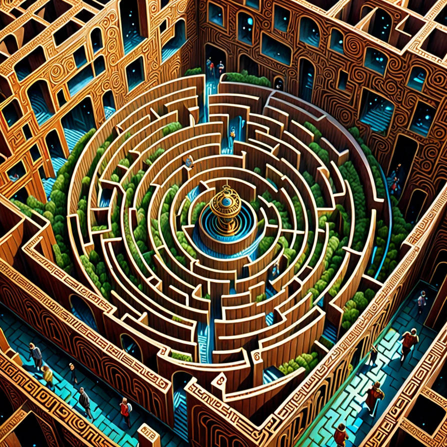 Simple Maze Deviantart A maze by BlueNote47Liner on DeviantArt