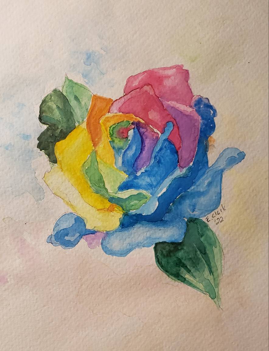 Rainbow Rose