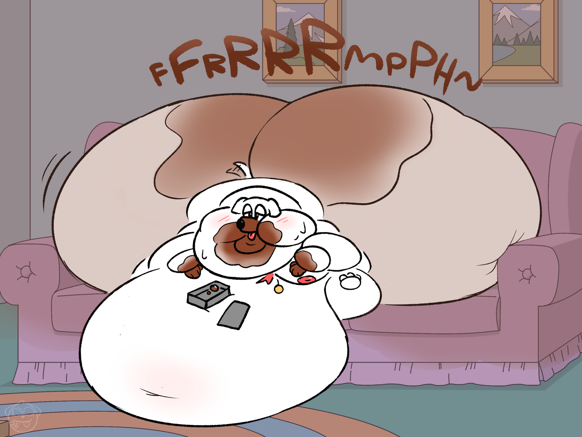 Overfe He Just LOVES Chocolate by Overfed-Pets on DeviantArt