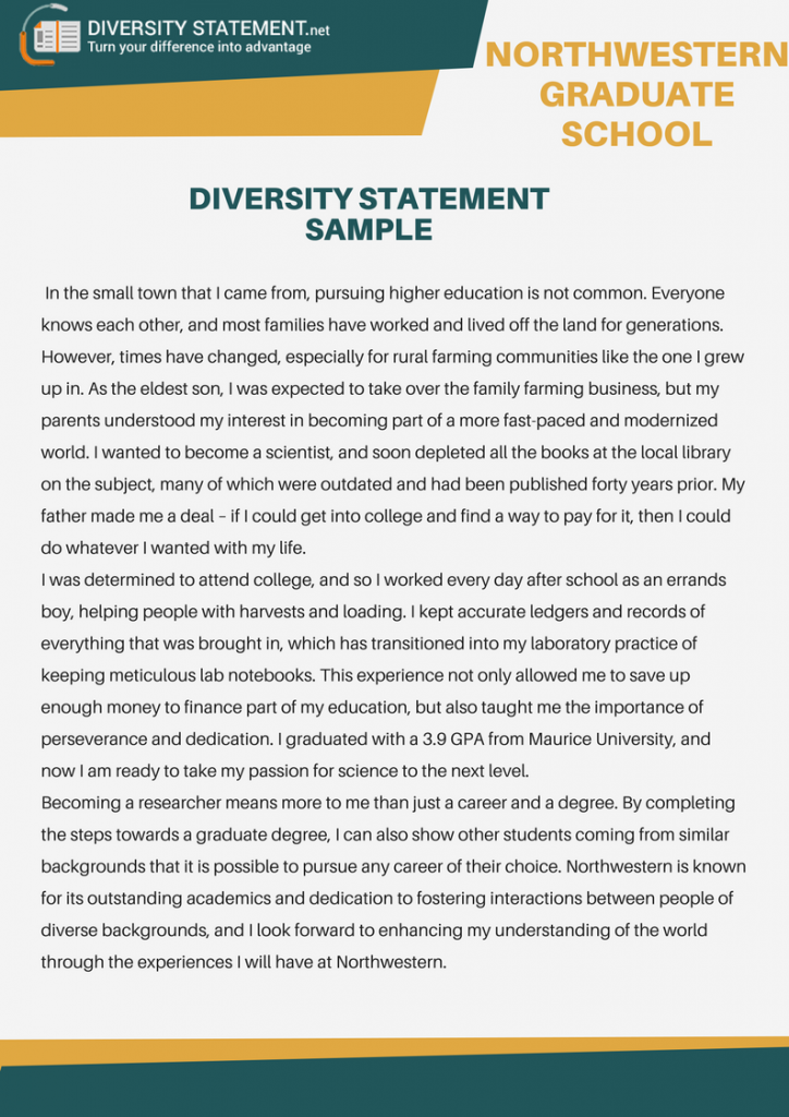 Developing and Writing a Diversity Statement | Center for Teaching | Vanderbilt University diversity statement sample for graduate school